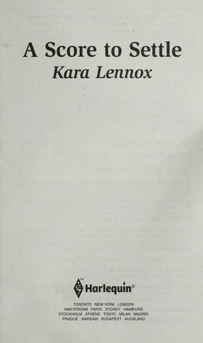 Cover of A score to settle