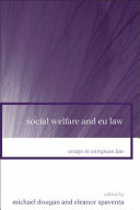 Cover of Social Welfare and EU Law