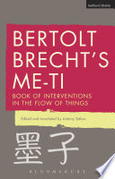 Cover of Bertolt Brecht's Me-ti