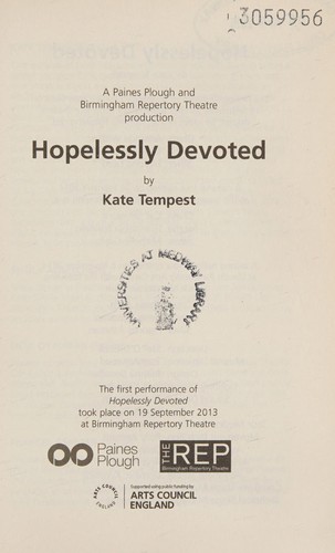 Cover of Hopelessly devoted