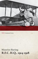 Cover of R.F.C. H.Q., 1914-1918 (Wwi Centenary Series)