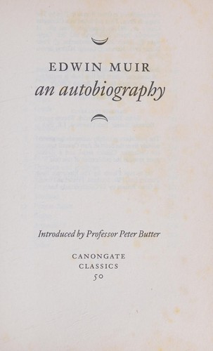 Cover of An Autobiography (Canongate Classic, 50)