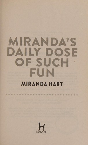 Cover of Miranda's Daily Dose of Such Fun!