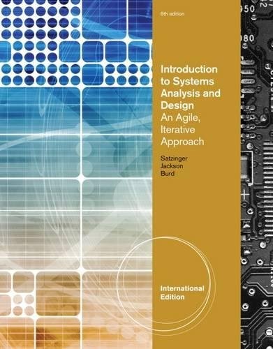Cover of Introduction to Systems Analysis and Design