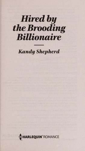 Cover of Hired by the brooding billionaire