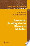 Cover of Annotated Readings in the History of Statistics