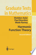 Cover of Harmonic Function Theory