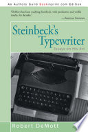 Cover of Steinbeck's Typewriter