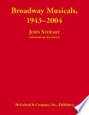 Cover of Broadway Musicals, 1943äóñ2004