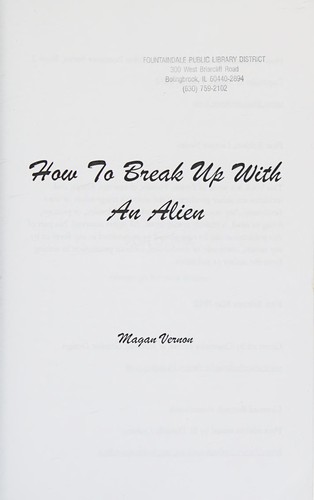 Cover of How to break up with an alien