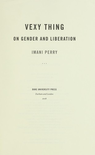 Cover of Vexy thing