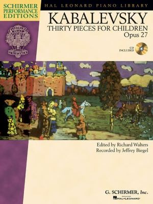 Cover of Dmitri Kabalevsky Thirty Pieces for Children Op 27
