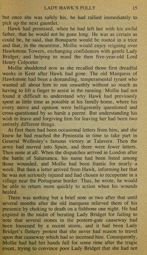 Cover of Lady Hawk's Folly