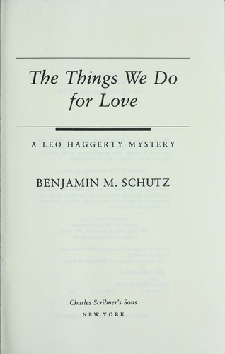 Cover of The things we do for love