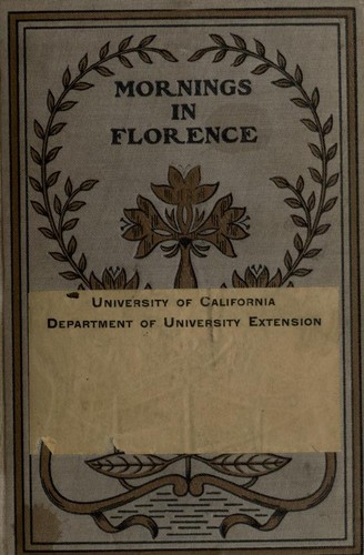 Cover of Mornings in Florence