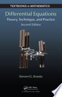 Cover of Differential Equations