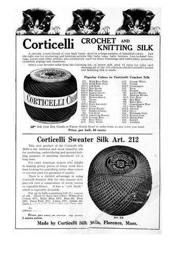 Cover of Corticelli lessons in tatting