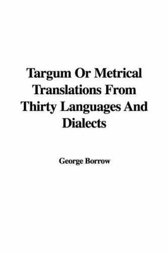 Cover of Targum or Metrical Translations from Thirty Languages And Dialects