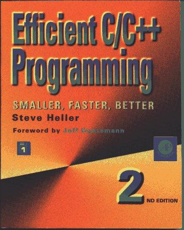 Cover of Efficient C/C++ Programming