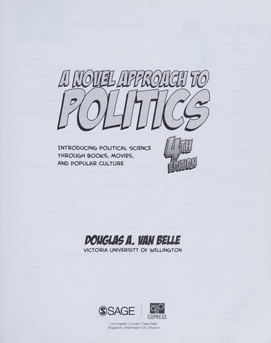 Cover of Novel Approach to Politics; Introducing Political Science Through Books, Movies, and Popular Culture