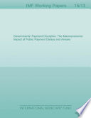 Cover of Governments’ Payment Discipline