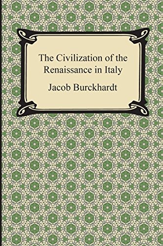 Cover of The Civilization of the Renaissance in Italy