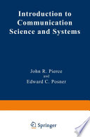 Cover of Introduction to Communication Science and Systems