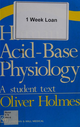Cover of Human acid-base physiology