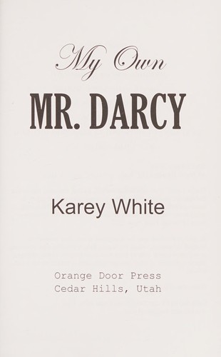 Cover of My own Mr. Darcy