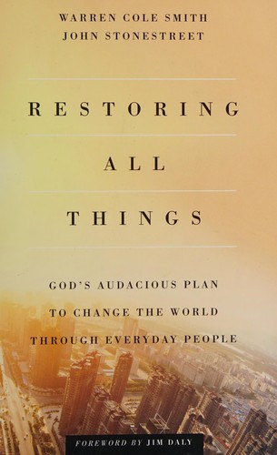 Cover of Restoring all things