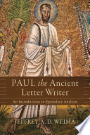 Cover of Paul the Ancient Letter Writer