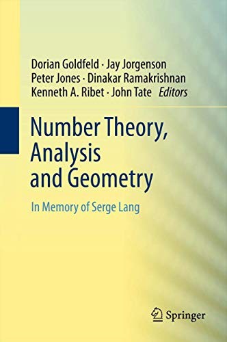Cover of Number Theory, Analysis and Geometry