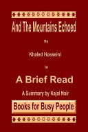 Cover of And the Mountains Echoed by Khaled Hosseini