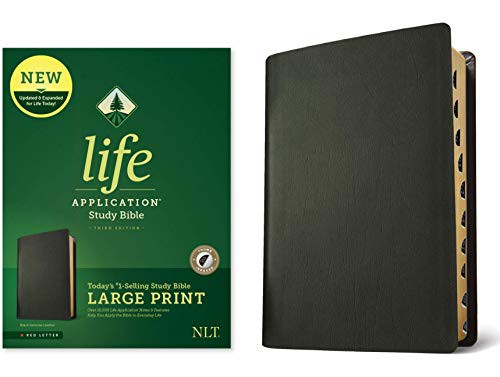Cover of Tyndale NLT Life Application Study Bible, Third Edition, Large Print – New Living Translation Bible, Large Print Study Bible for Enhanced Readability