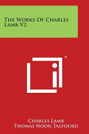 Cover of The Works of Charles Lamb V2