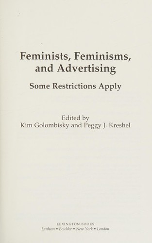 Cover of Feminists, Feminisms, and Advertising