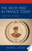 Cover of The Vichy Past in France Today