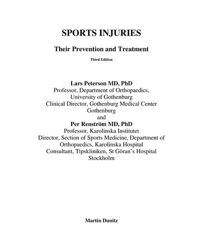 Cover of Skadaor inom idrotten