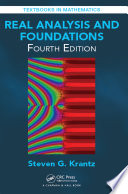 Cover of Real Analysis and Foundations, Fourth Edition