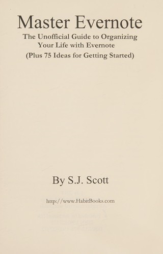 Cover of Master Evernote