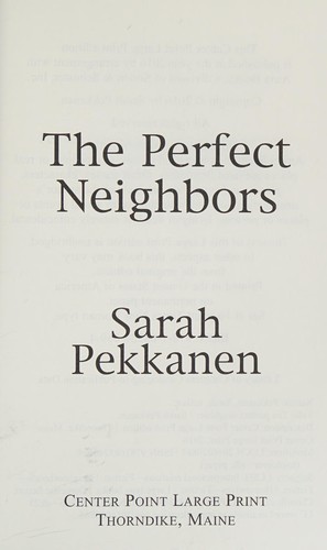 Cover of The perfect neighbors