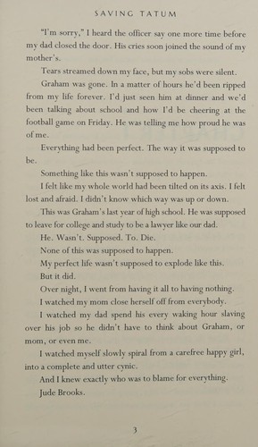 Cover of Saving Tatum