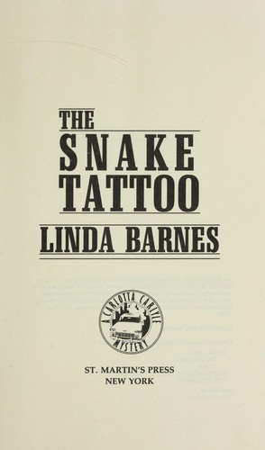 Cover of The snake tattoo