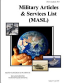 Cover of Military Articles & Services List (Masl)