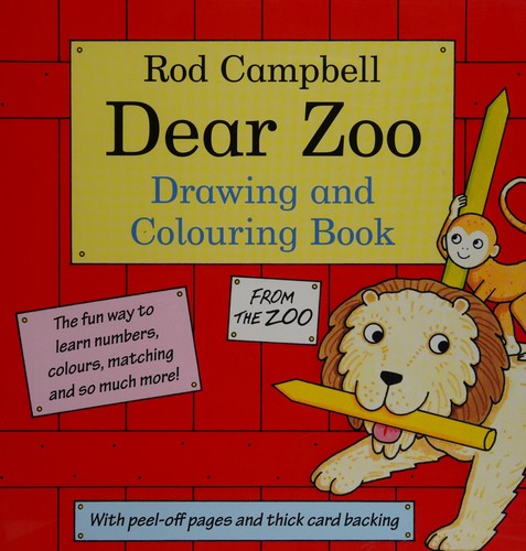 Cover of Dear zoo drawing and colouring book