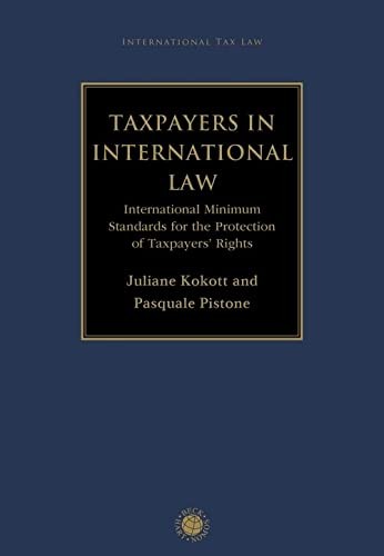Cover of Taxpayers in International Law