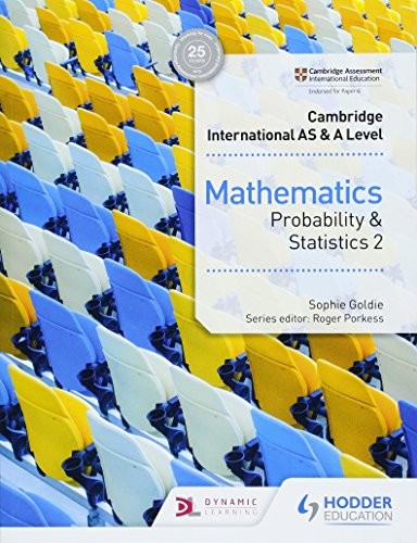 Cover of Cambridge International AS and a Level Mathematics Probability and Statistics 2