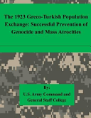 Cover of The 1923 Greco-Turkish Population Exchange