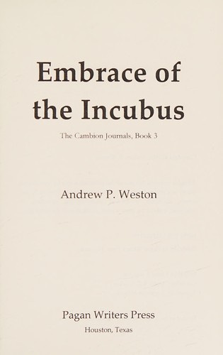 Cover of Embrace of the Incubus