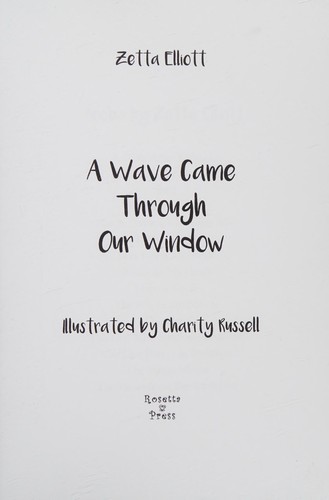 Cover of A Wave Came Through Our Window